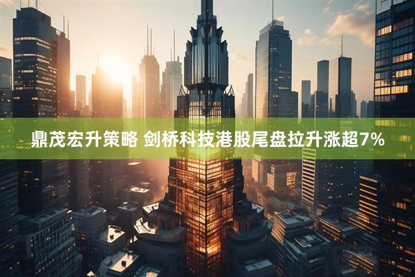 鼎茂宏升策略 剑桥科技港股尾盘拉升涨超7%
